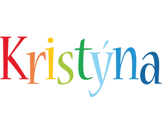 Kristýna birthday logo