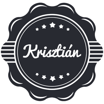 Krisztián badge logo