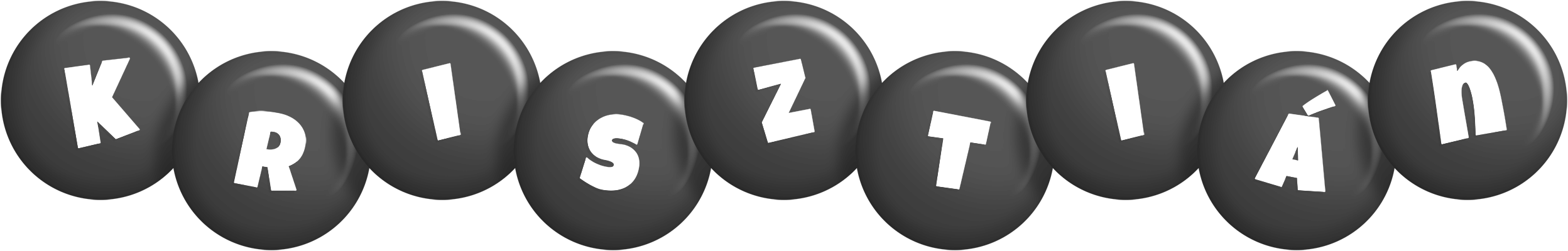 Krisztián candy-black logo