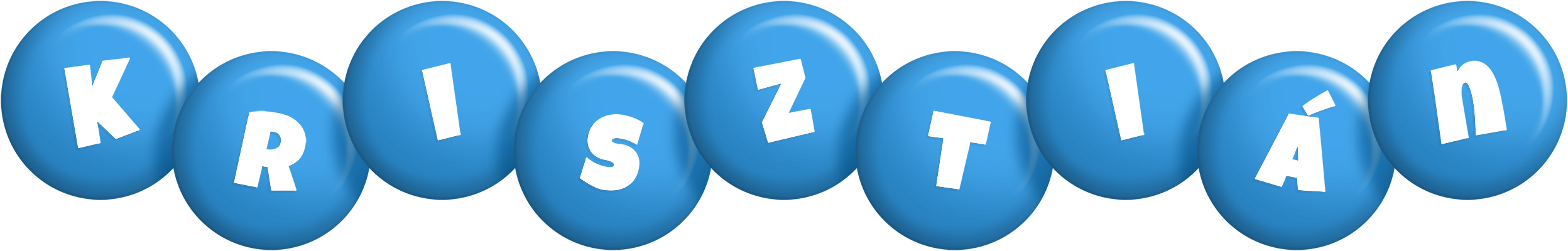 Krisztián candy-blue logo