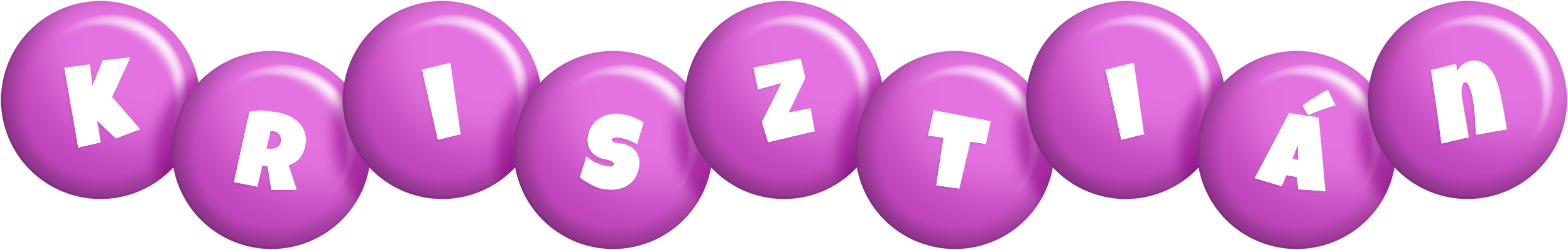 Krisztián candy-purple logo
