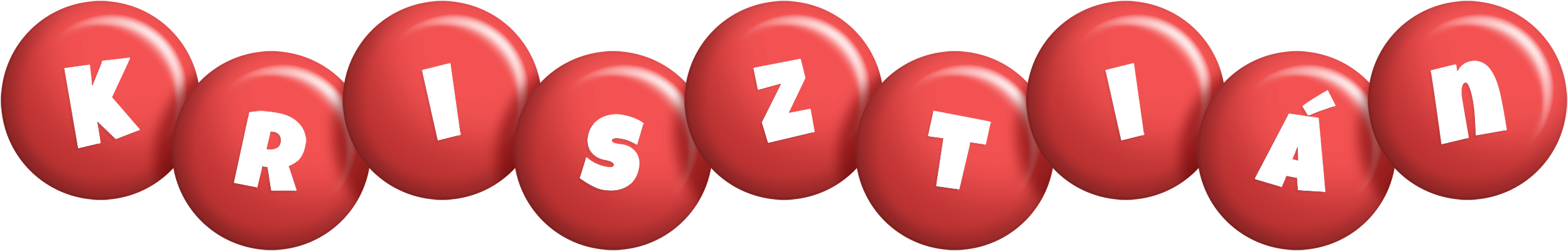 Krisztián candy-red logo