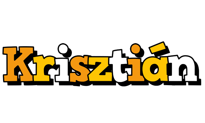 Krisztián cartoon logo