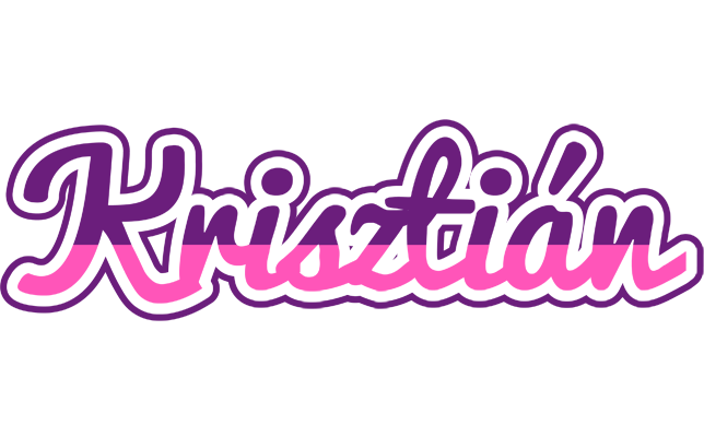 Krisztián cheerful logo