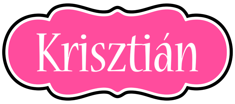 Krisztián invitation logo