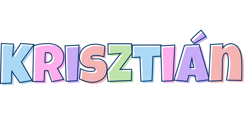 Krisztián pastel logo