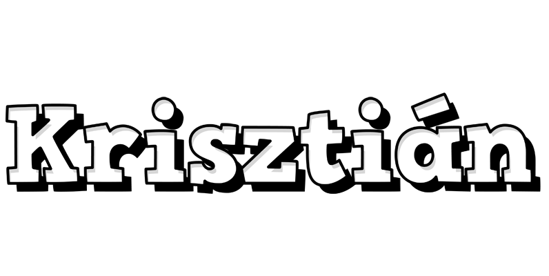 Krisztián snowing logo
