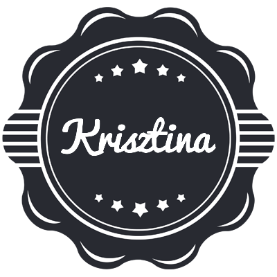 Krisztina badge logo