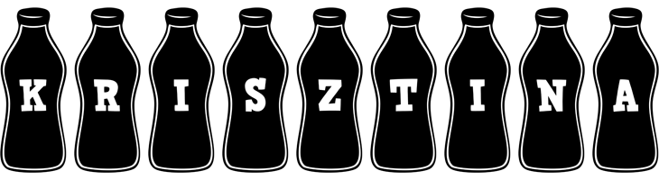 Krisztina bottle logo