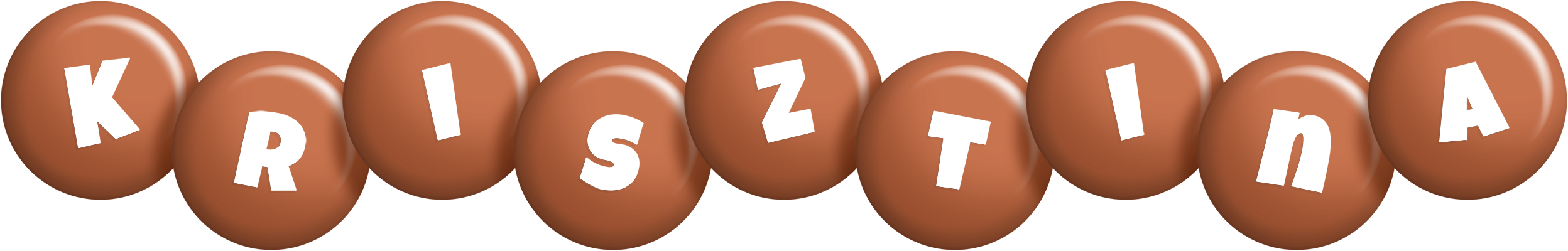 Krisztina candy-brown logo