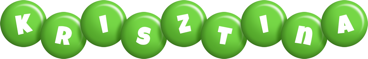 Krisztina candy-green logo
