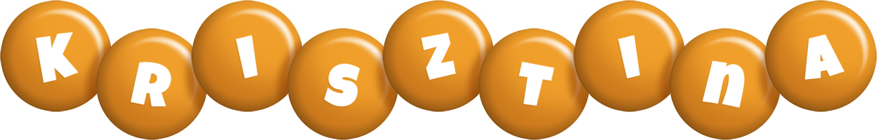 Krisztina candy-orange logo