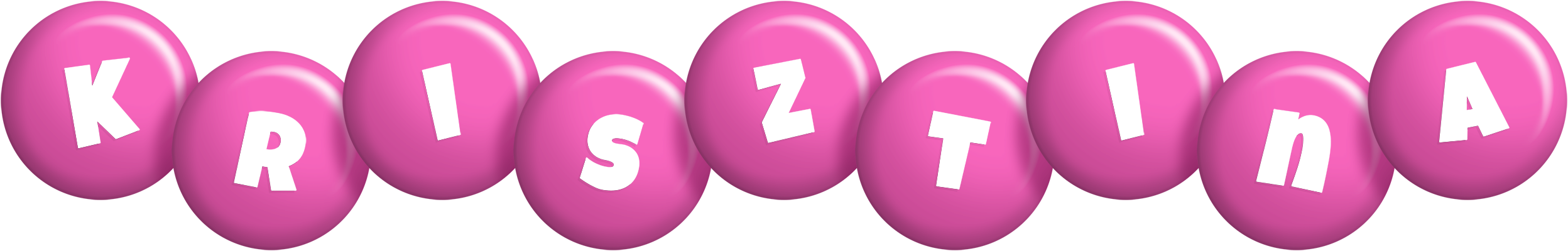 Krisztina candy-pink logo