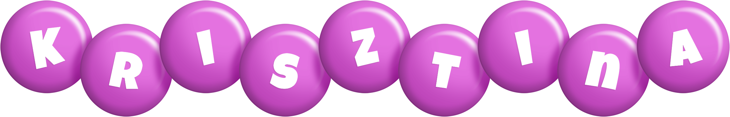 Krisztina candy-purple logo