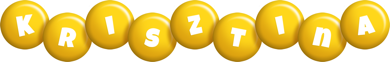 Krisztina candy-yellow logo