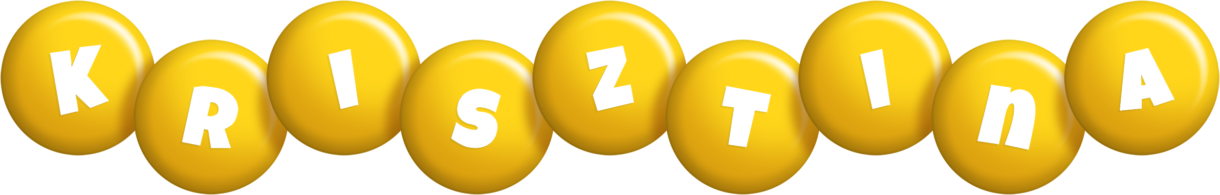 Krisztina candy-yellow logo