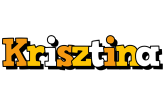 Krisztina cartoon logo