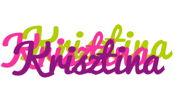 Krisztina flowers logo