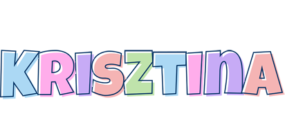 Krisztina pastel logo