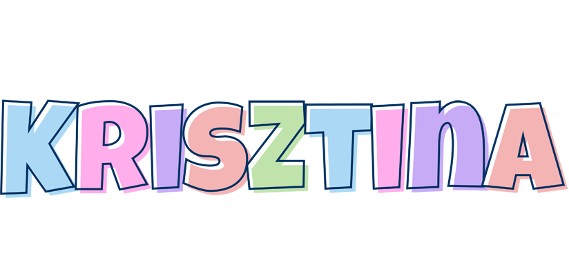 Krisztina pastel logo