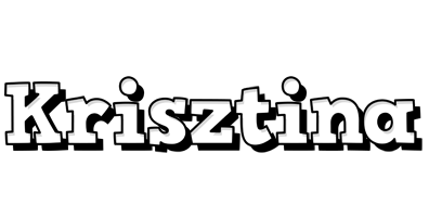 Krisztina snowing logo