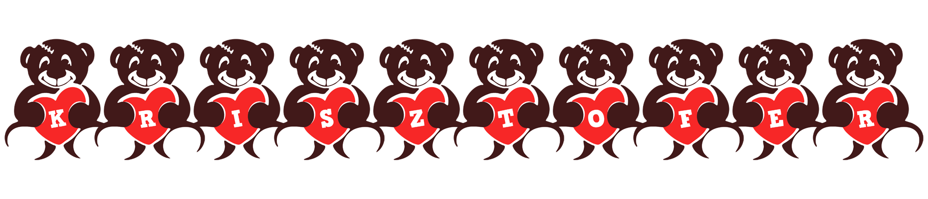 Krisztofer bear logo