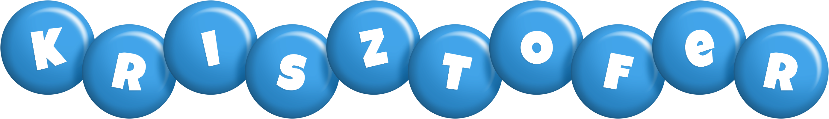Krisztofer candy-blue logo