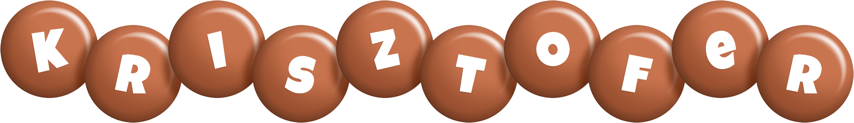 Krisztofer candy-brown logo