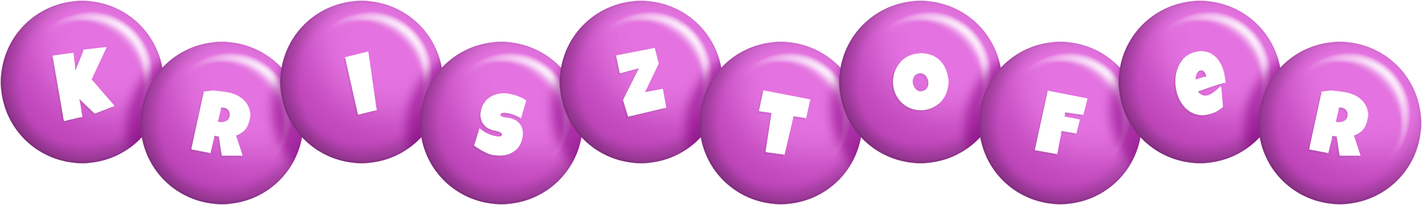 Krisztofer candy-purple logo