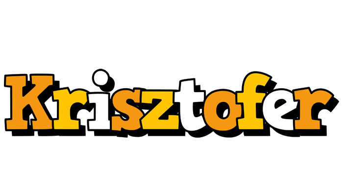 Krisztofer cartoon logo