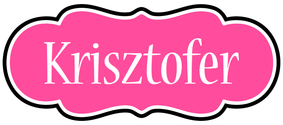Krisztofer invitation logo