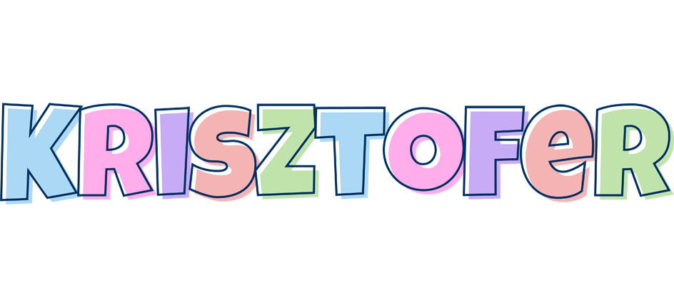 Krisztofer pastel logo
