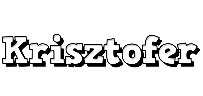 Krisztofer snowing logo