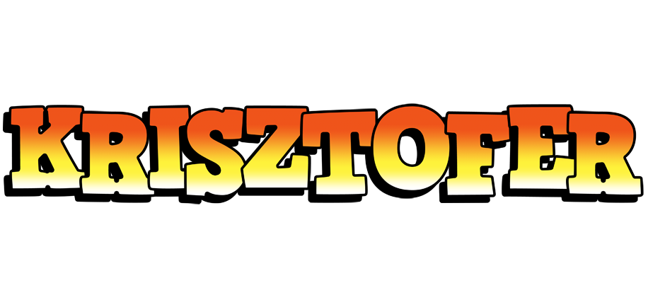 Krisztofer sunset logo