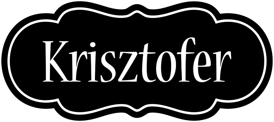 Krisztofer welcome logo