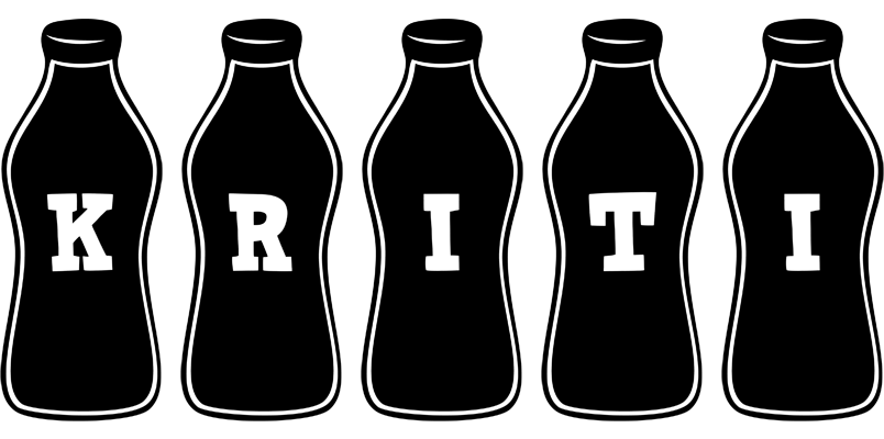 Kriti bottle logo