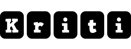 Kriti box logo