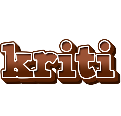 Kriti brownie logo