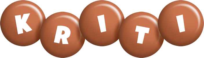 Kriti candy-brown logo