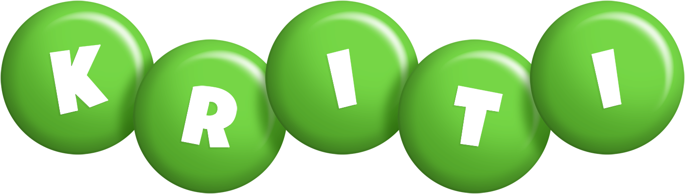 Kriti candy-green logo
