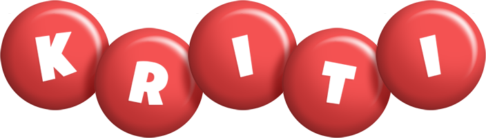 Kriti candy-red logo