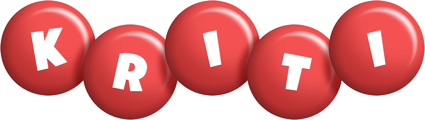 Kriti candy-red logo