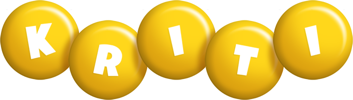 Kriti candy-yellow logo