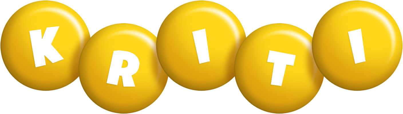 Kriti candy-yellow logo