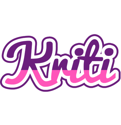 Kriti cheerful logo