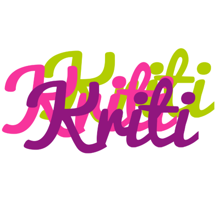 Kriti flowers logo