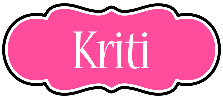 Kriti invitation logo