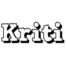 Kriti snowing logo