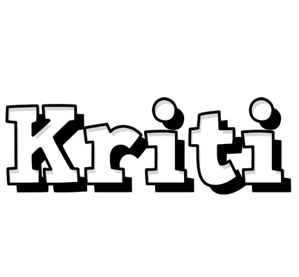 Kriti snowing logo