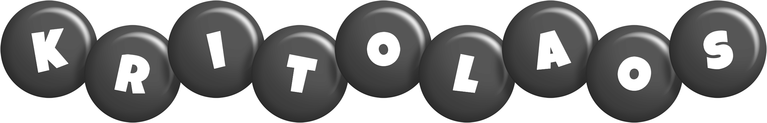 Kritolaos candy-black logo
